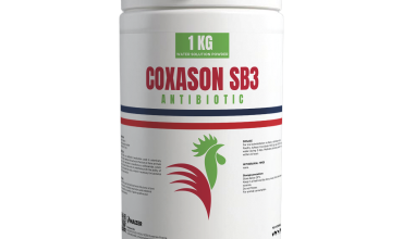 COXASON SB3 veterinary powder with Sulfachloropyrazine sodium monohydrate 300 mg for poultry coccidiosis treatment