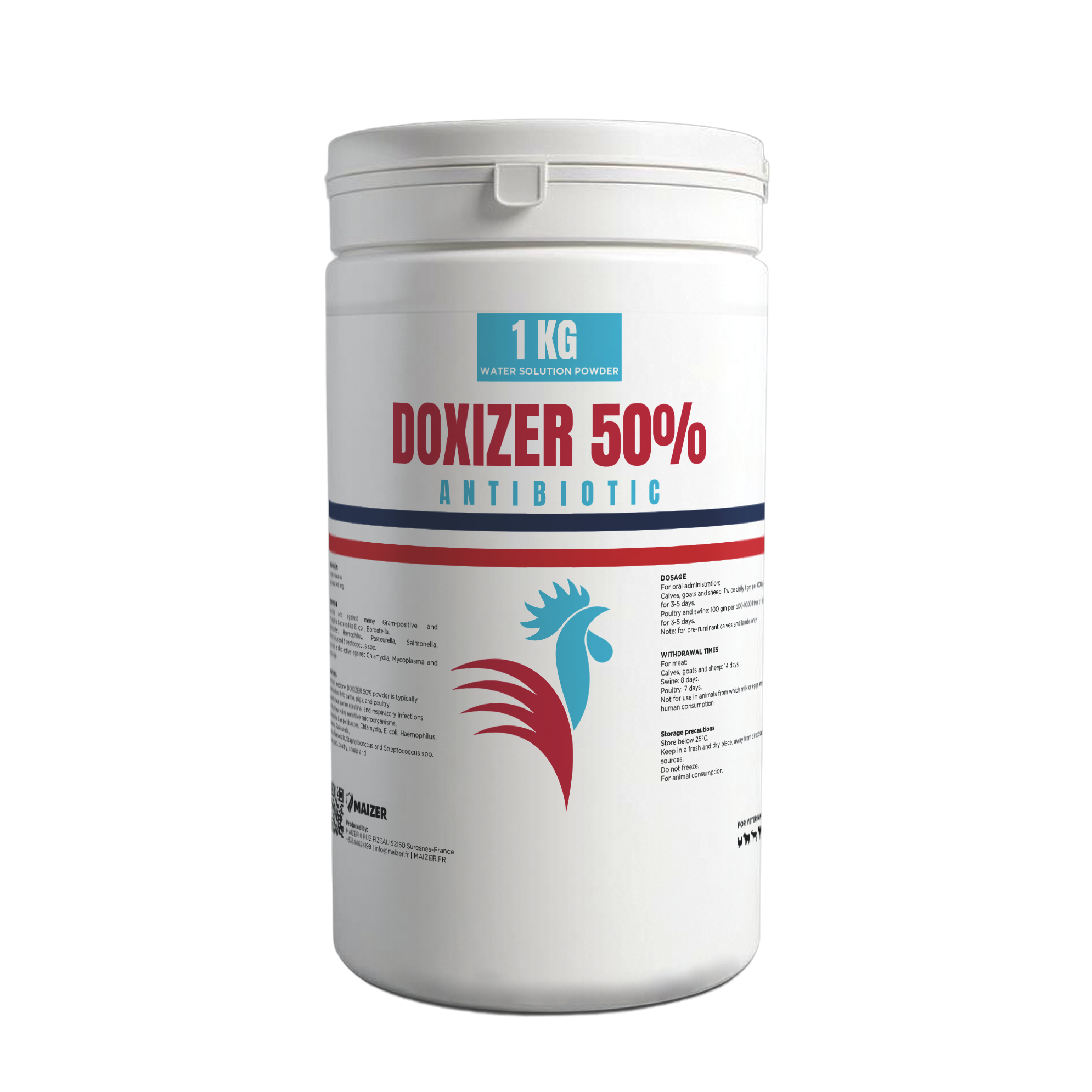 Doxycycline 50% veterinary antibiotic powder for livestock and poultry bacterial infections
