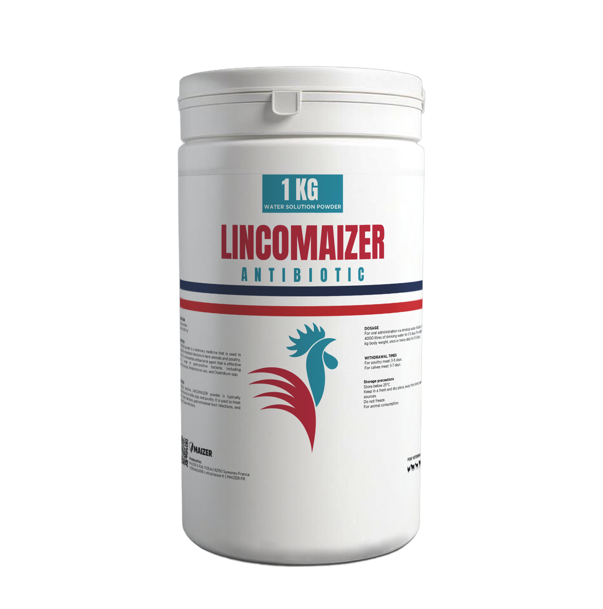 LINCOMAIZER Lincomycin 40% veterinary antibiotic powder for treating bacterial infections in livestock and poultry